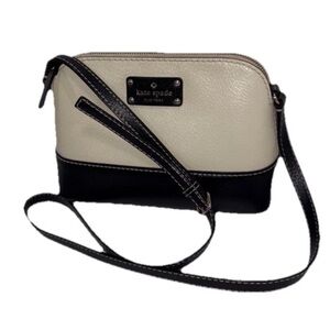 Kate Spade Black and Cream Crossbody Bag